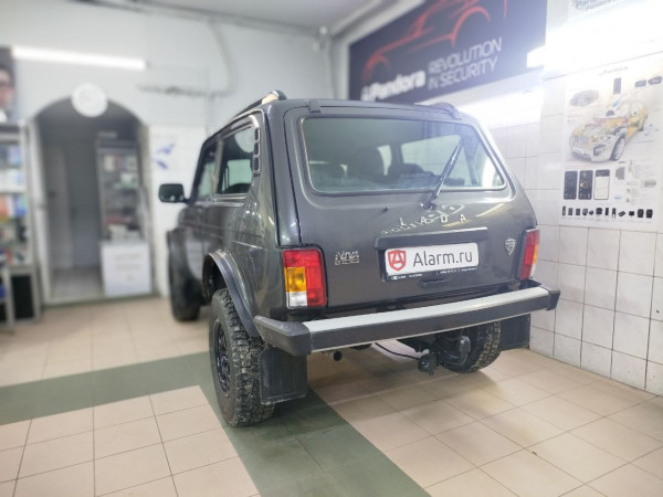 Lada Niva Bronto установка Pandora DX-40RS